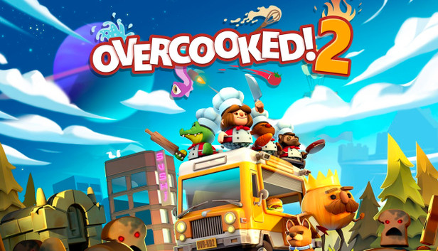 Carátula del videojuego Overcooked 2
